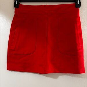 Red Skirt. Black Top Sleeveless top